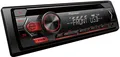 Pioneer DEH-S120UB Autoradio mit CD MP3 USB AUX Max Power 4 # 50W Rot