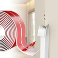 Nayotaa Selbstklebend Kantenschutz Leisten – Flexible Weichsockelleiste für Türen, Fenster, Wände, Küche, Fliesen – 20Ft Wasserdichte Rolle, Einfach Schneidbar, Ideal für Heimwerker und Renovierungen