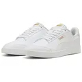 PUMA SHUFFLE Sneaker mit perforiertem Obermaterial, atmungsaktiv, mit SOFTFOAM+ Dämpfung weiß 44 EU