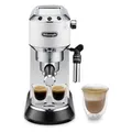 DeLonghi DEDICA Ec685 W S Espressomaschine 15 Bar, Weiß, 2 Tassen