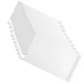 10x Herma Heftschoner Heftumschlag Hefthülle Buchschoner A4 klar 540x265mm 14265