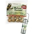 Erdtmanns 20 Meisenknödel ohne Netz plus 1 Knödelboy, 1er Pack (1 x 1700 g)