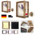 Erinnerungsbox Schattenbox Vitrine Rahmen mit Glasfenster 42x33x6cm