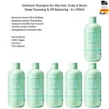 Hairburst Shampoo für Fettiges Haar, Kopfhaut & Ansätze Tiefenreinigend 6x350ml
