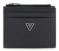 GUESS Geldbörse Milano Bifold Top Zip Wallet Black schwarz