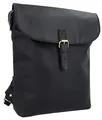 Gusti Leder Rucksack Mauro G – Reiserucksack & Klickfix Lenkertasche – Fahrradtasche aus echtem Leder für Damen – Schwarz