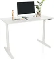 hjh OFFICE Elektrisch höhenverstellbarer Schreibtisch STAND PRO Computertisch höhenverstellbar 71.0 - 116.0 x 140.0 x 70.0 cm