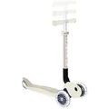 GLOBBER Scooter "Junior Foldable Lights Eco" mit Leuchtrollen in Weiß - ab 2 Jahren