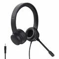 Trust Roha II PC Headset mit Mikrofon On-Ear 3.5mm, Leichtes Design, Kopfhörer mit Kabel 1,80 m, Verstellbarer Kopfbügel, Headphones für Office Chat Skype Teams Videokonferenz Zoom, Schwarz