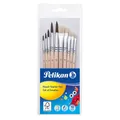 Pelikan Pinsel Starter-Set mit 5 Haar- und 5 Borstenpinseln Pinselset Set Malen