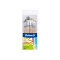 PELIKAN PINSEL SET STARTER 10 TEILIG HAARPINSEL BORSTENPINSEL NEU OVP