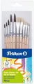 Pelikan Pinselset 10-tlg Pinsel Haarpinsel Malpinsel Schulpinsel 10 Größen Natur