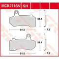 TRW Lucas Sinterbelag MCB781SH
