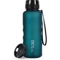 720DGREE Trinkflasche uberBottle Smaragd Green, 1,5 Liter, Kunststoff, türkis, mit Sieb
