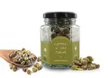 La Nicchia Pantelleria Sizilianische Kapern in Salz, Kleines Kaliber, in Meersalz Eingelegt, Perfekt als Beilage für Salate, Fleisch- oder Gemüsegerichte, Kaliber 4/8 Mm - Glas 90g