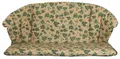 KETTtex 2455 Auflage für Royal Garden MWH Bank Elegance gelb Efeu Sitzpolster (ohne Bank)