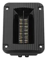 MONACOR RBT-95SR Bändchen-Hochtöner, Magnetostat mit Hornvorsatz und Neodym-Magnetsystem zum Selbst-Einbau, Hochtonlautsprecher für eine brillante, feinzeichnende Hochtonwiedergabe, in Schwarz