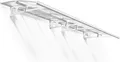 Palram - Canopia Metall Vordach Bordeaux 4460 Doppelsteg Weiß 139x447 cm