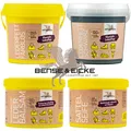 ein 4er Set Lederfett farblos+Lederfett schwarz+Sattelseife+Lederbalsam je 500ml