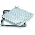 ZARGES Schachtabdeckung Aluminium 600 x 600 mm