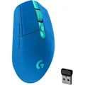 Logitech G G305 - Maus - optisch - 6 Tasten - kabellos - 2.4 - Blau