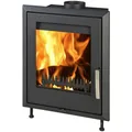 THORMA Kamineinsatz "Alicante", schwarz, Stahl, 8 kW, Zeitbrand geeignet