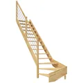 DOLLE Wangentreppe "Paris", bis 318 cm Raumhöhe - braun