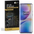 1x 9H Panzerglas für OnePlus 8 Pro FULL CURVED PRIVACY ANTY-SPY Displayschutz Panzerfolie Schutzfolie Hartglas Schutzglas Displayglas Tempered Glasfolie Sicherheitsglas Echtglas Blickschutz