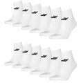 PUMA Sportsocken PUMA Quarter Socken Sneaker knöchelhoch für Damen Herren 12er Pack (12er Pack) Logoschriftzug weiß 39-42