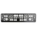 Unitec 84527 Kennzeichenhalter schwarz