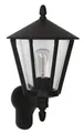 ALBERT 661814 Wandleuch. IP44 sw Glas klar, 1xE27 60W