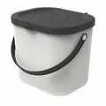 Rotho ALBULA Recycling Müllsystem, 6 Liter 1030301023 , Farbe: mistletoe white