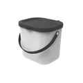 Rotho Recycling Müllsystem Albula 6l mistletoe white/anthraz