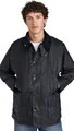 Barbour Herren Parka Jacke Bedale Wax Jacket MWX0018NY91, Einfarbig, Gr. X-Large (Herstellergröße: 44), Blau (Navy 000)