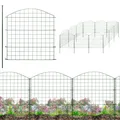 V2Aox Teichzaun Zaun Gartenzaun Steckzaun Teichzaun Garten Teich 12 Zaunelemente 78 cm