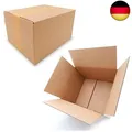 25 Faltkartons 250x200x140mm braun KK 26 1 wellig rechteckig Versandkarton f?r