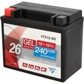 Cartec Gel Motorradbatterie Ytx12-bs 12ah 240a Gel-batterie
