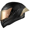 Nexx X.R3R Zero Pro 2 Helm, schwarz-gold, Größe L für Männer