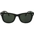 Lunettes De Soleil Ray-Ban Raying Wayfarer 4105 Mat Noir Vert 601S