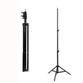 TronicXL 210cm Hohes Stativ Tripod für Kamera Licht Actioncam Webcam Ständer Halterung Tripod 1/4" hoch 2,1m Dreibein Studio
