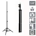 210cm Stativ Tripod Kamera Licht Actioncam Webcam Ständer Halterung 2m Studio