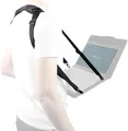 MOBILIS Universeller Tragegurt für Laptop/Tablet, ergonomischer und bequemer Tragegurt, 4 Befestigungspunkte, Länge verstellbar 100 – 180 cm, Schwarz