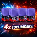 Ultra Pro Regular Toploader 4x 25 St. Schutz für Pokemon,Yugioh, Magic,One Piece