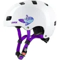 Uvex Kid 3 butterfly blue 51-55 cm / XXS-S Kinderfahrradhelm Fahrradhelm Rad Bike Schutz Helm Fahrrad Scooter Inliner Skate Kinder - Weiß