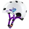 Uvex Kinderfahrradhelm Kid 3 butterfly-blue weiß 51-55cm