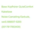 Bose Kopfhörer QuietComfort Kabellose Noise-Cancelling-Earbuds, weiß 888507-0200