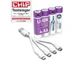 ANSMANN Li-Ion Mignon-Akku, AA, Typ 2000 (min. 1800mAh), 4 Stück