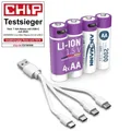 Ansmann Mignon AA Type 2000 LI-ION Akku USB-C 4er Blister ! NEU/OVP !!