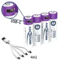 Ansmann  USB-C® Akku Li-Ion 2000 mAh 1.5 V 4 St.