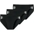 Schiesser Rioslip 95/5 (3er-Pack) mit softem, tonalem Bund schwarz 4 (S)